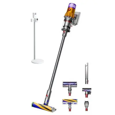 DYSON V12 Detect Slim Absolute Stick Vacuum Cleaner Wireless 545W 0.35L (Silver) + Floor Dok
