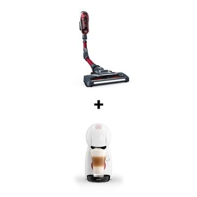 TEFAL Gift Set Wireless Stick Vacuum Cleaner + KRUPS Capsule Coffee Maker TY9679 + KP1A01