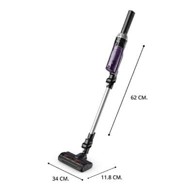TEFAL X-Nano Stick Vacuum Cleaner (100W, 0.4L, Black) TY1129