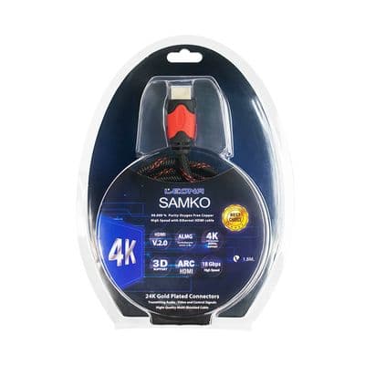 LEONA สาย HDMI Version 2.0 (1.8 เมตร) รุ่น Samko 4K