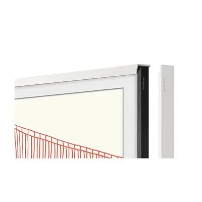 SAMSUNG Customizable Frame for The Frame TV 2021 (65",Pearl White) VG-SCFA65WTBRU