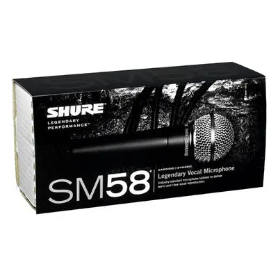 SHURE ไมโครโฟน (สีดำ) รุ่น SM58S